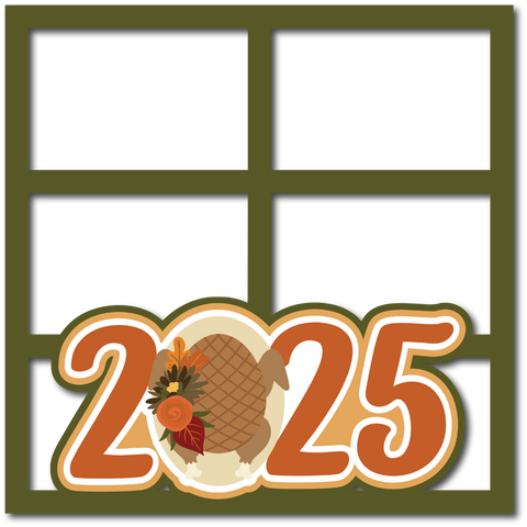 2025 - Turkey - Scrapbook Page Layered Overlay Kit