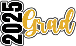 2025 Grad - Scrapbook Page Title Die Cut