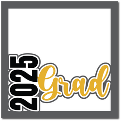 2025 Grad - Printed Premade Scrapbook Page 12x12 Layout