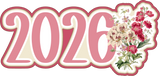 2026 - Floral - 4 Frames - Scrapbook Page Layered Overlay Kit
