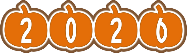 2026 - Pumpkins - Scrapbook Page Title Sticker
