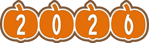 2026 - Pumpkins - Scrapbook Page Title Die Cut