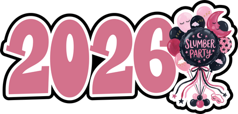 2026 Slumber Party - Scrapbook Page Title Sticker