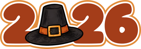 2026 - Thanksgiving - Hat - Scrapbook Page Title Die Cut