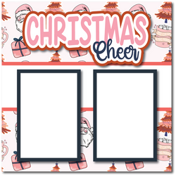 Christmas Cheer - Printed Premade Scrapbook Page 12x12 Layout