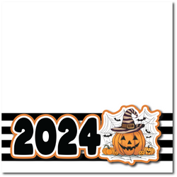 2024 - Ghost - Printed Premade Scrapbook Page 12x12 Layout