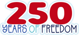 250 Years of Freedom - 2 Frames - Scrapbook Page Layered Overlay Kit