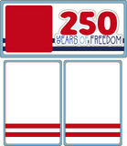 250 Years of Freedom - Scrapbook Page Photo Mat Set