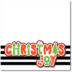 Christmas Joy - Printed Premade Scrapbook Page 12x12 Layout