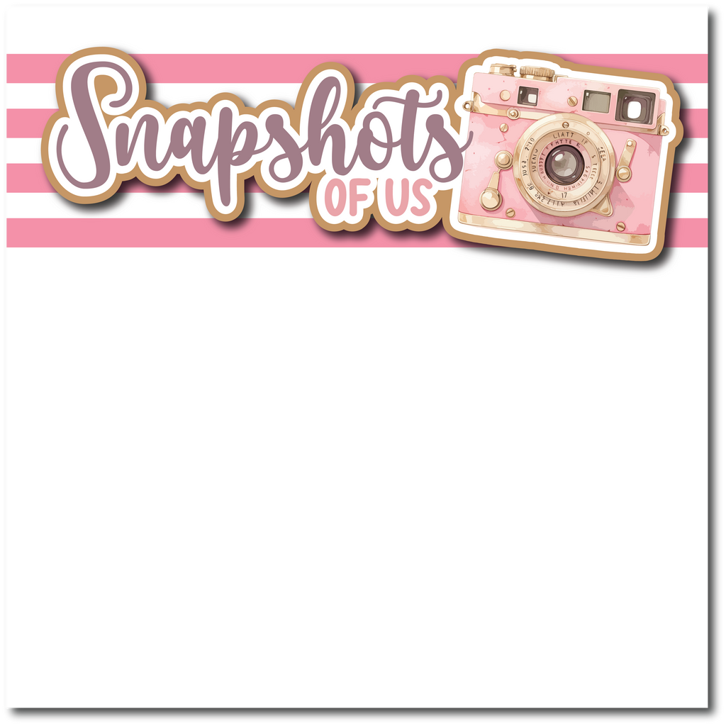 Snapshots of Us - Printed Premade Scrapbook Page 12x12 Layout – Autumn ...