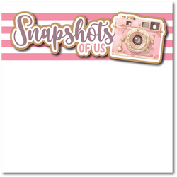 Snapshots of Us - Printed Premade Scrapbook Page 12x12 Layout