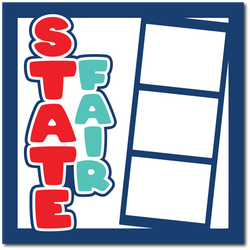 State Fair - Printed Premade Scrapbook Page 12x12 Layout