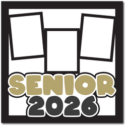 Senior 2026 - Printed Premade Scrapbook Page 12x12 Layout