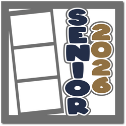 Senior 2026 - Printed Premade Scrapbook Page 12x12 Layout