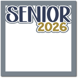Senior 2026 - Printed Premade Scrapbook Page 12x12 Layout