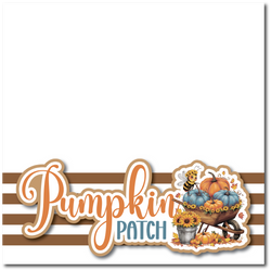 Pumpkin Patch - Printed Premade Scrapbook Page 12x12 Layout