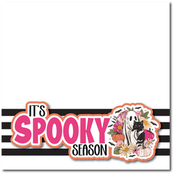 It's Spooky Season - Printed Premade Scrapbook Page 12x12 Layout
