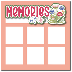 Memories of Us - Printed Premade Scrapbook Page 12x12 Layout
