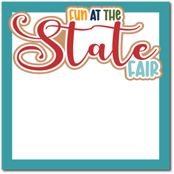 Fun Day at the Fair - Printed Premade Scrapbook Page 12x12 Layout