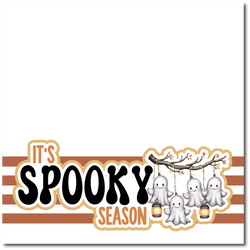 It's Spooky Season - Printed Premade Scrapbook Page 12x12 Layout