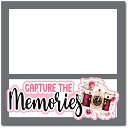 Capture the Memories - Printed Premade Scrapbook Page 12x12 Layout