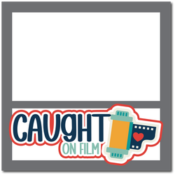Caught on Film - Printed Premade Scrapbook Page 12x12 Layout