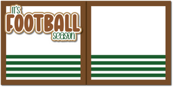 It's Football Season - Printed Premade Scrapbook (2) Page 12x12 Layout