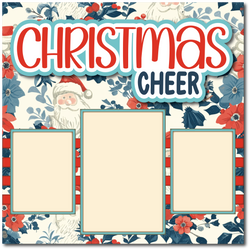 Christmas Cheer - Printed Premade Scrapbook Page 12x12 Layout