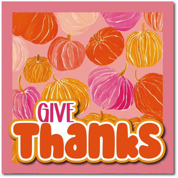 Give Thanks - Printed Premade Scrapbook Page 12x12 Layout