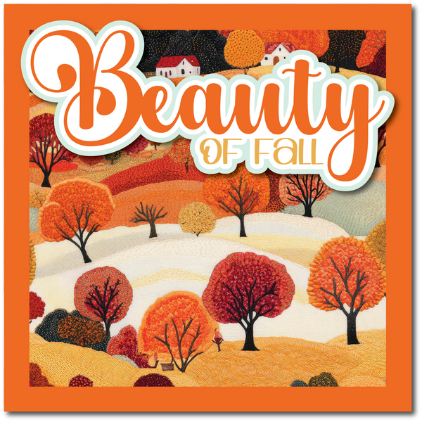 Beauty of Fall - Printed Premade Scrapbook Page 12x12 Layout