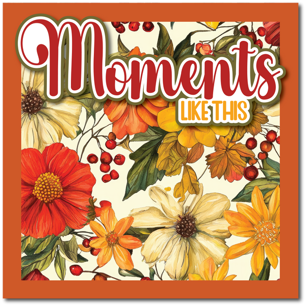 Fall Favorites - Printed Premade Scrapbook Page 12x12 Layout