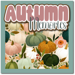 Autumn Memories - Printed Premade Scrapbook Page 12x12 Layout