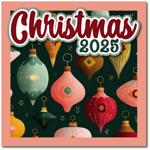 Christmas 2025 - Printed Premade Scrapbook Page 12x12 Layout