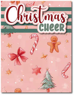 Christmas Cheer - Printed Premade Scrapbook Page 8.5 x 11 Layout