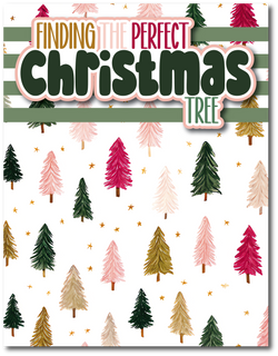 Finding the Perfect Christmas Tree - Printed Premade Scrapbook Page 8.5 x 11 Layout
