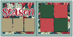 Tis the Season - Printed Premade Scrapbook (2) Page 12x12 Layout