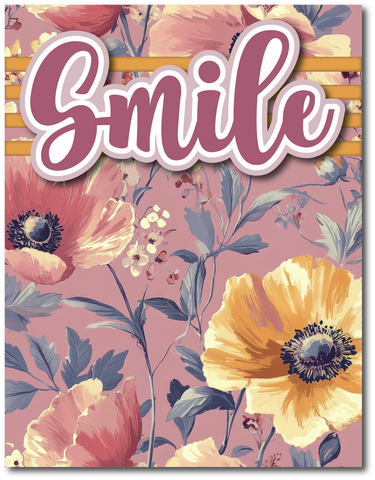 Happy Days - Printed Premade Scrapbook Page 8.5 x 11 Layout