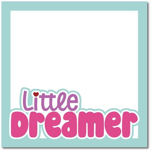 Little Dreamer - Printed Premade Scrapbook Page 12x12 Layout