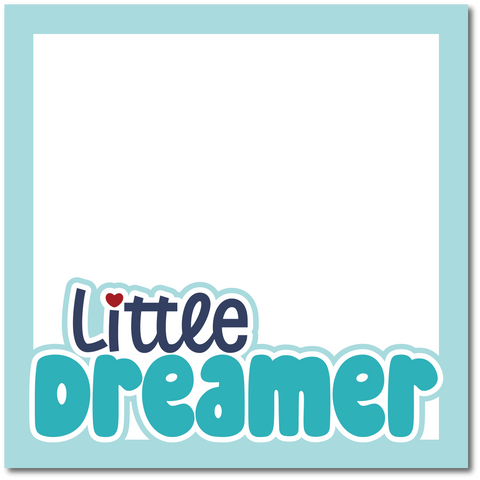 Little Dreamer - Printed Premade Scrapbook Page 12x12 Layout
