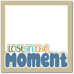 Lost in the Moment - Printed Premade Scrapbook Page 12x12 Layout