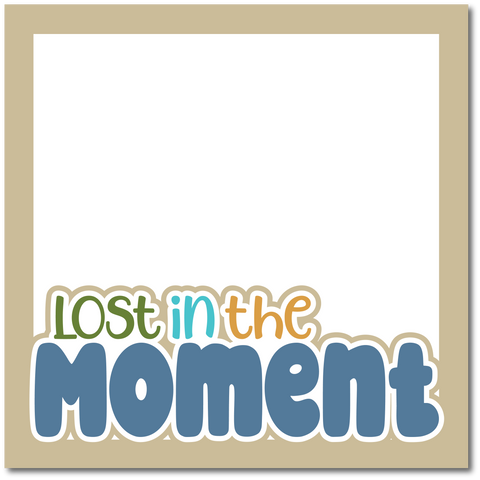 Lost in the Moment - Printed Premade Scrapbook Page 12x12 Layout