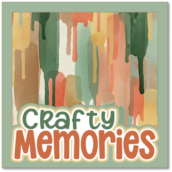 Crafty Memories - Printed Premade Scrapbook Page 12x12 Layout
