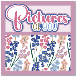 Pictures of You - Printed Premade Scrapbook Page 12x12 Layout