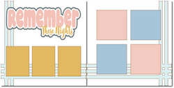 Remember these Days - Printed Premade Scrapbook (2) Page 12x12 Layout