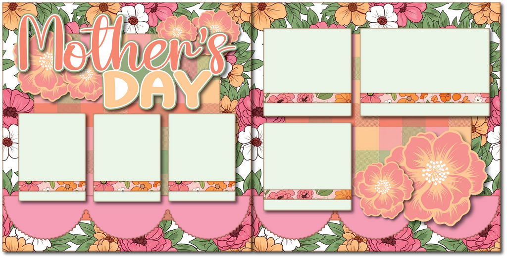 Mother's Day - Printed Premade Scrapbook (2) Page 12x12 Layout – Autumn ...