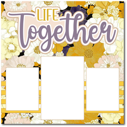 Life Together - Printed Premade Scrapbook Page 12x12 Layout