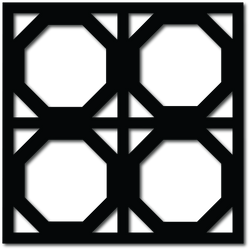 Octagons - 4 Frames - Digital Cut File - SVG - INSTANT DOWNLOAD