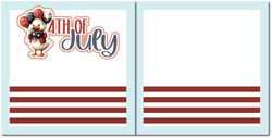 4th of July - Ducks - Scrapbook Double Page Kit