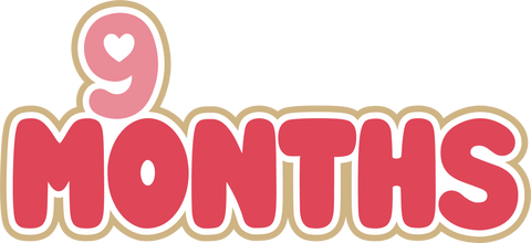 9 Months - Digital Cut File - SVG - INSTANT DOWNLOAD