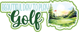 Beautiful Day to Play Golf - Scrapbook Double Page Kit